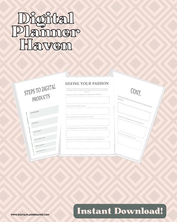 Digital Product Planner Digital Planner Haven - Image 2
