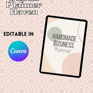 Handmade Business Planner Digital Planner Haven