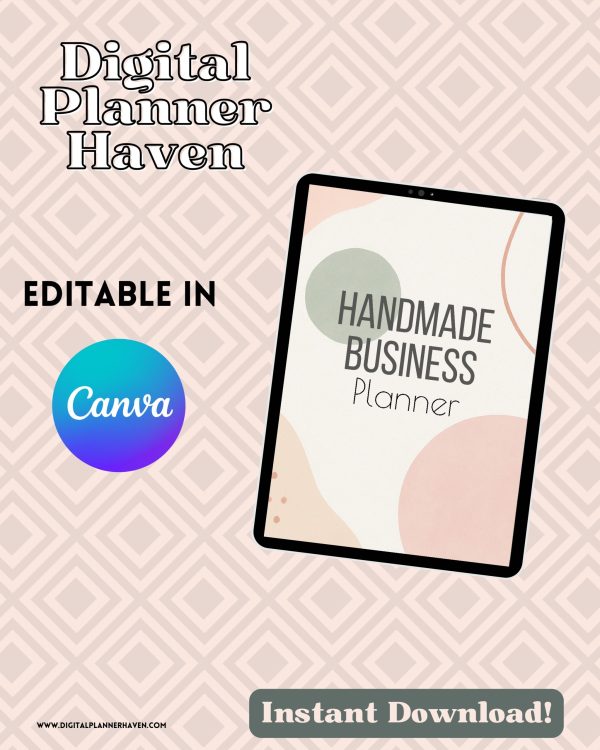 Handmade Business Planner Digital Planner Haven