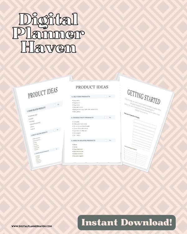 Handmade Business Planner Digital Planner Haven - Image 2
