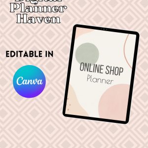 Online Shop Planner Digital Planner Haven