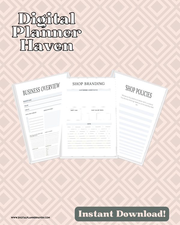 Online Shop Planner Digital Planner Haven - Image 2