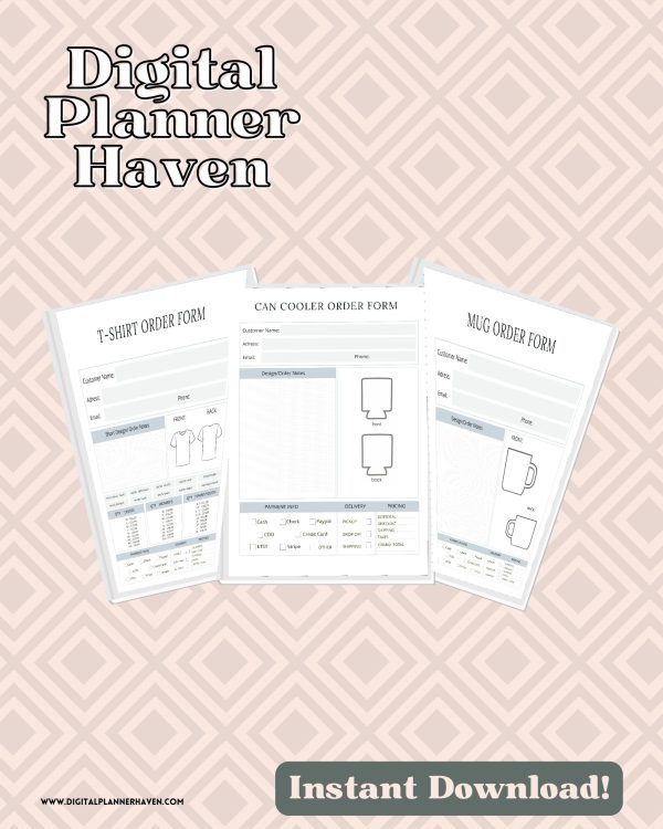 Order Form Bundle Digital Planner Haven - Image 2