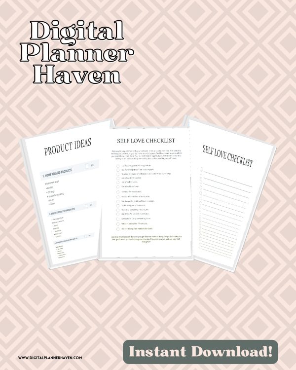 Self Love Planner Digital Planner Haven - Image 2